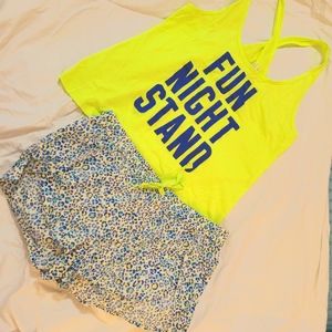 Victoria's Secret Tank and Shorts Pajama Set